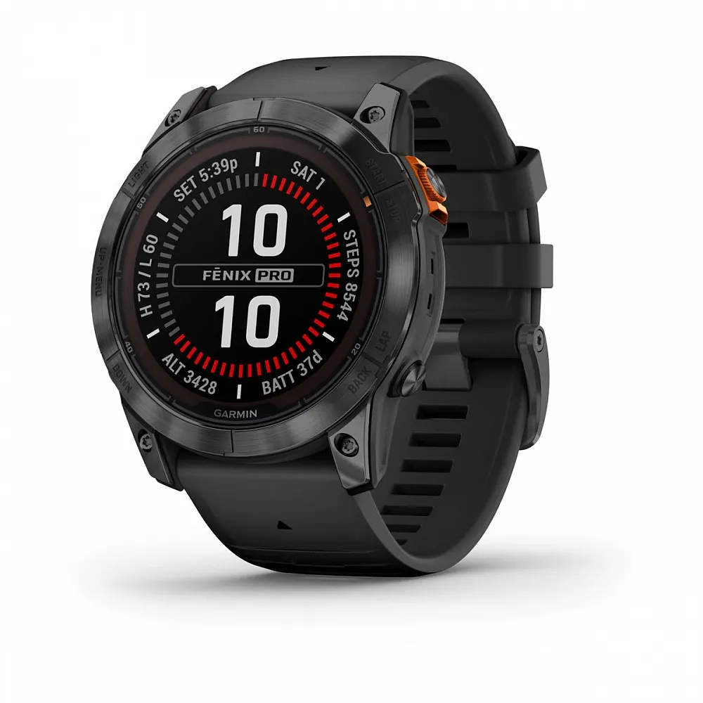 Garmin Fenix 7X Pro Sapphire Solar Carbon Grey 010 02778 11